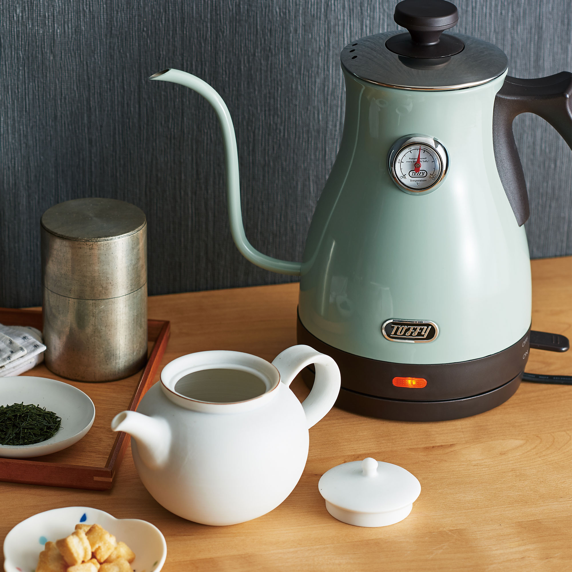 温度計付きケトル