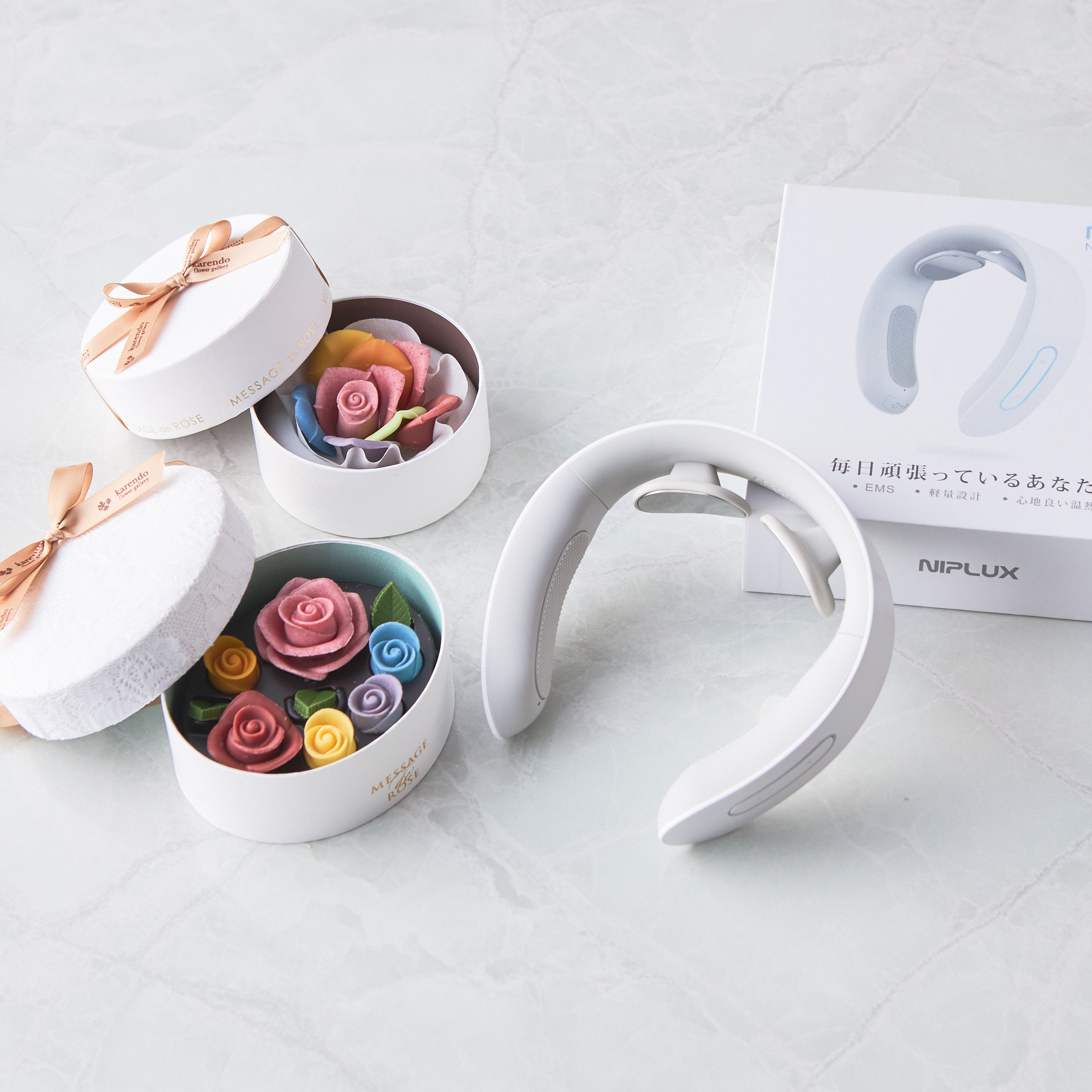 選べるレインボーチョコレート＆ネックケアセット