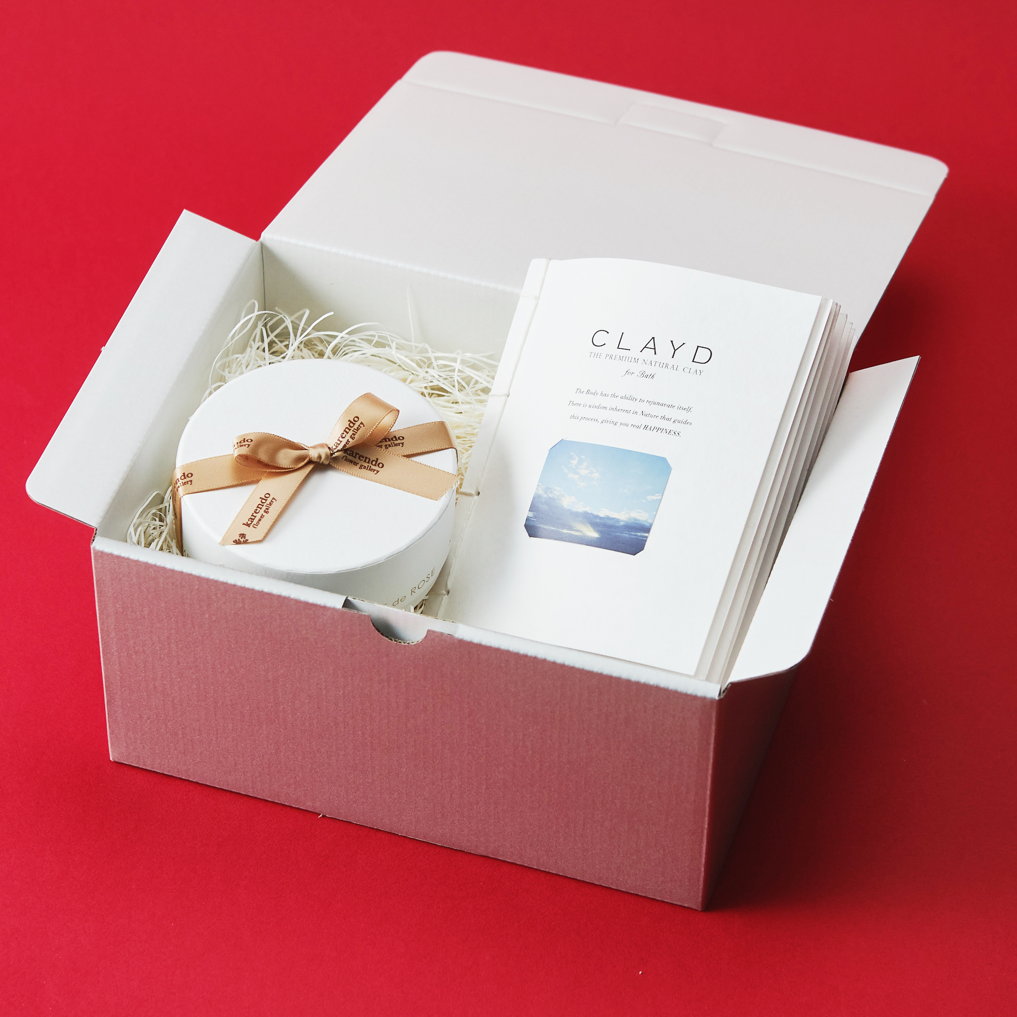 【バレンタイン/ギフトBOX】選べるレインボーチョコレート＆入浴剤セット