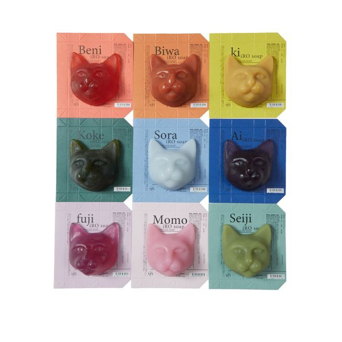 【猫好きに贈る】ネコ石鹸と保湿リップ