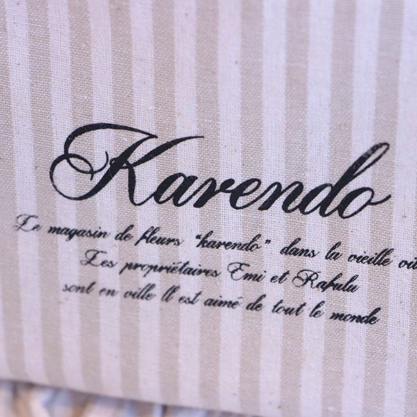 ストライプポーチ