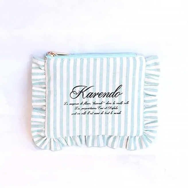 ストライプポーチ