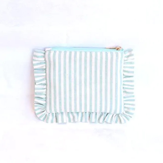 ストライプポーチ