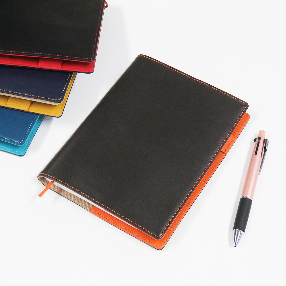 【名入れ可】本革 手帳カバー B6サイズ ソフト ベルトなし (LR0044)