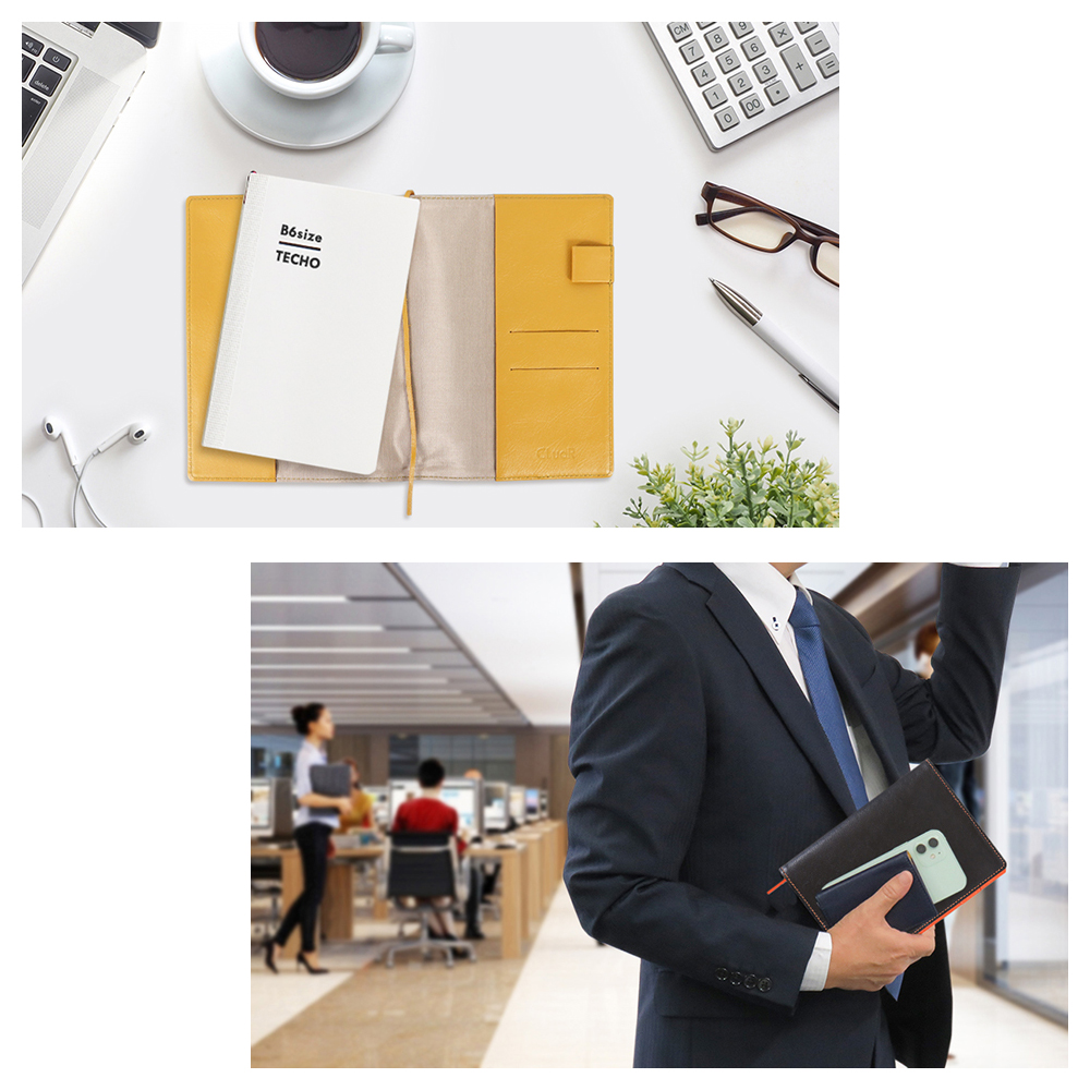 【名入れ可】本革 手帳カバー B6サイズ ソフト ベルトなし (LR0044)