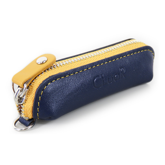 本革 ミニコインケース キーホルダーに付けられる小銭入れ (LR0046)