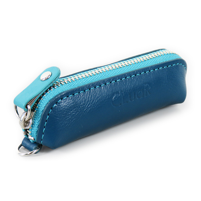 本革 ミニコインケース キーホルダーに付けられる小銭入れ (LR0046)