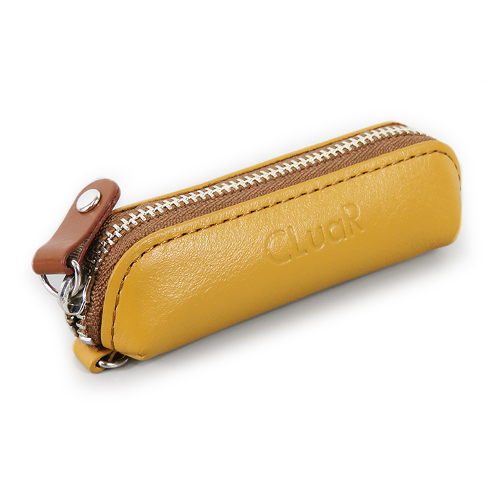 本革 ミニコインケース キーホルダーに付けられる小銭入れ (LR0046)