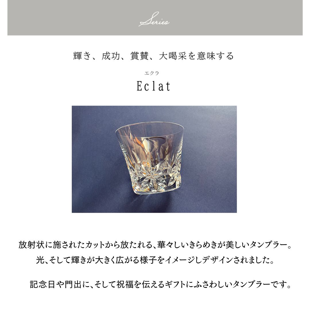 【名入れギフト】Baccarat エクラ タンブラー シングル
