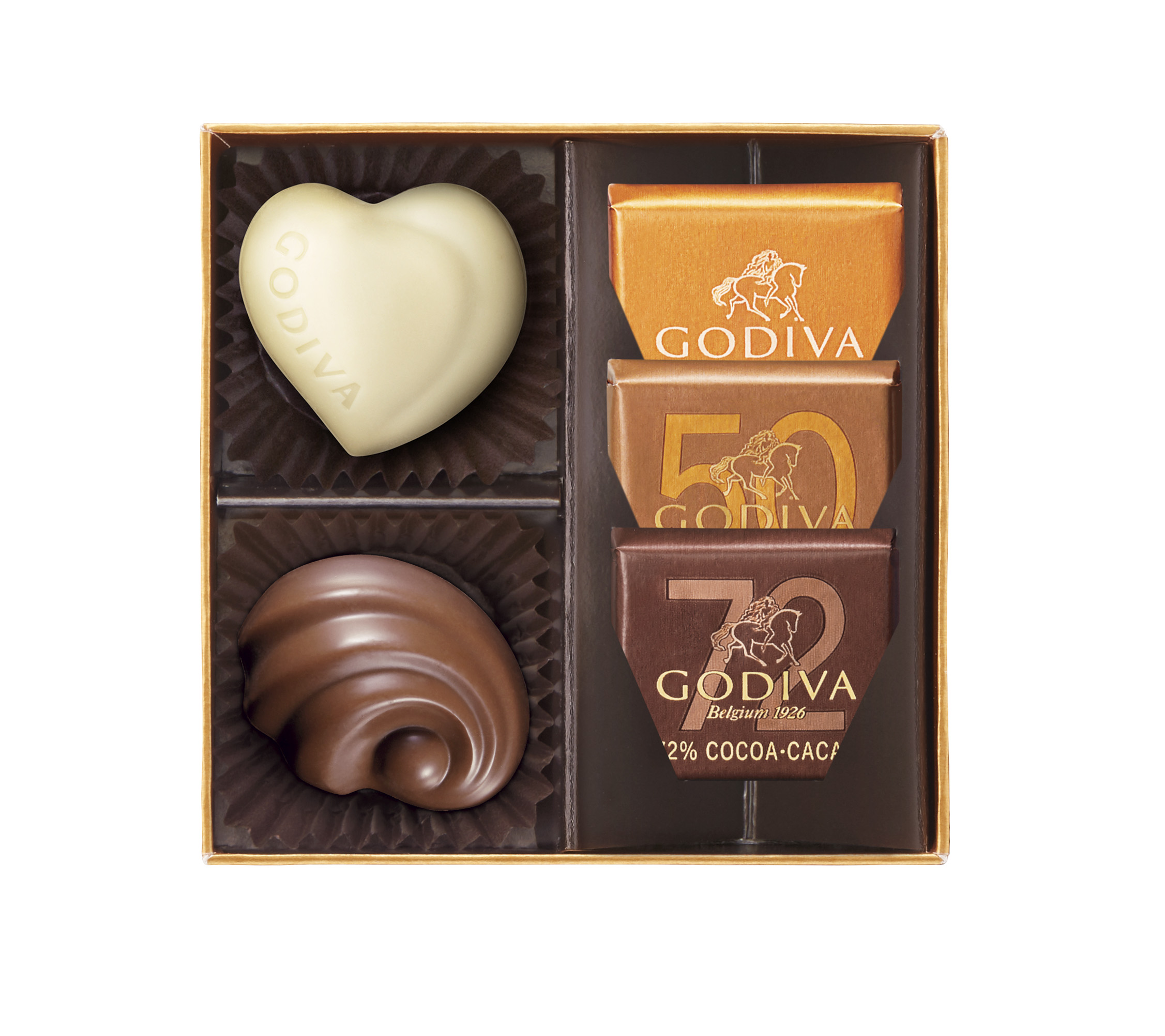 【バレンタイン鉄板】GODIVA ゴールドコレクション＆NEKOハンカチセット