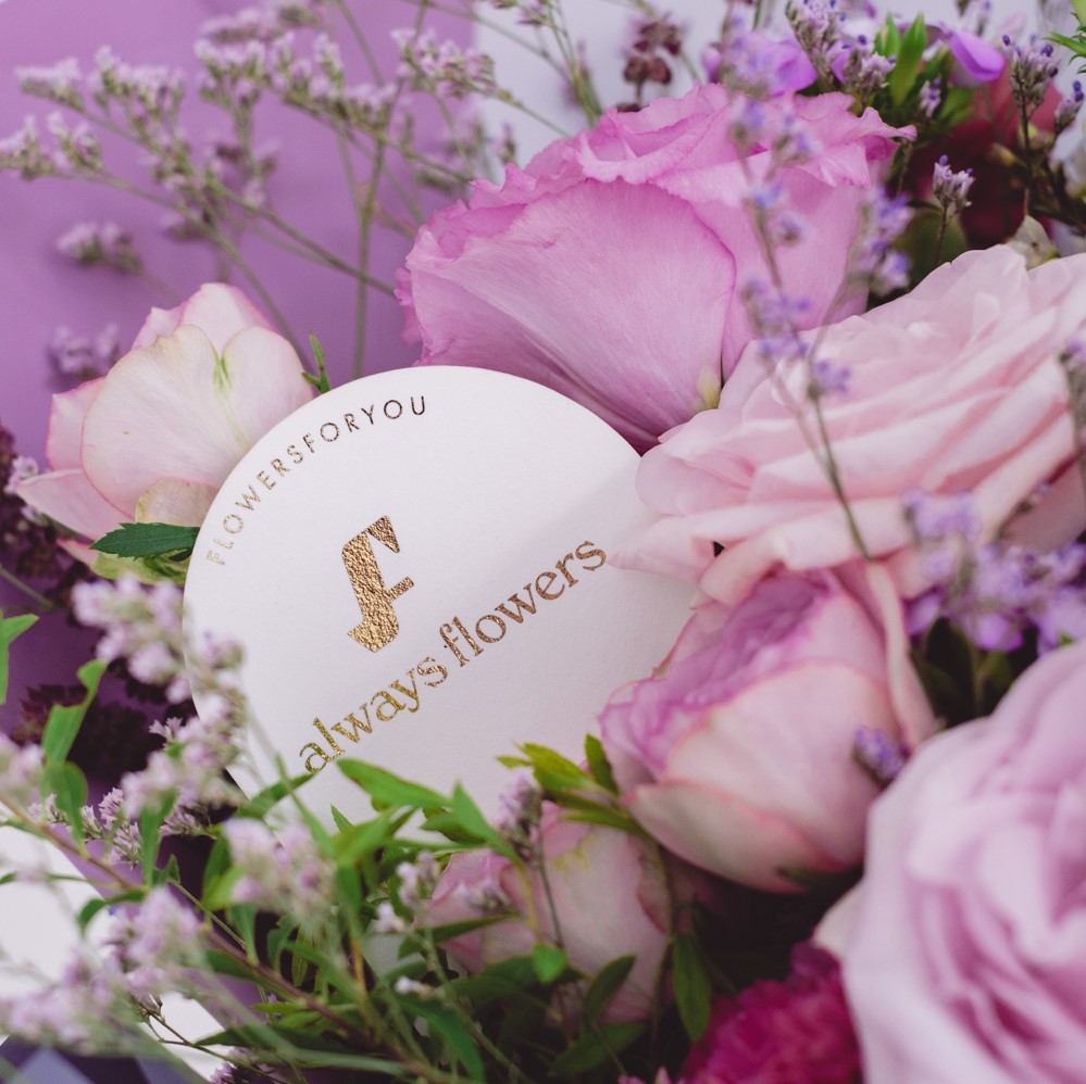 Message Bouquet／メッセージブーケ　生花・花束／パープル