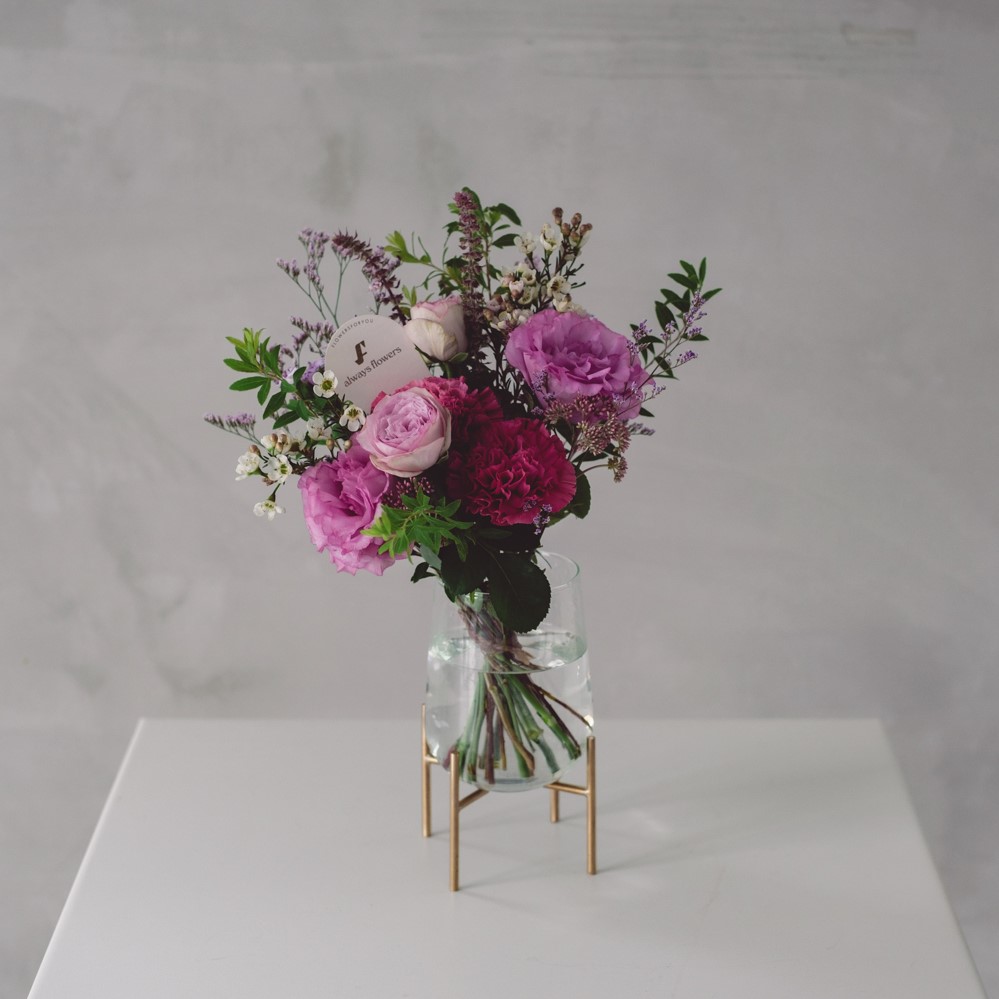 Message Bouquet／メッセージブーケ　生花・花束／パープル