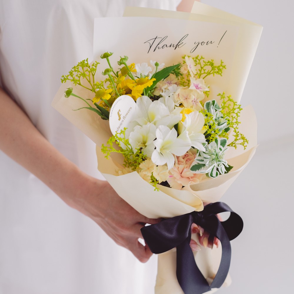 Message Bouquet／メッセージブーケ　生花・花束／イエロー