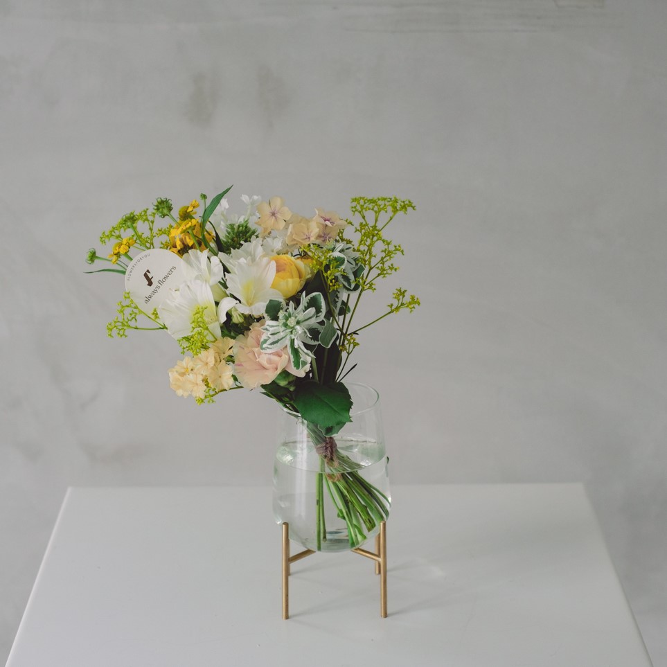 Message Bouquet／メッセージブーケ　生花・花束／イエロー