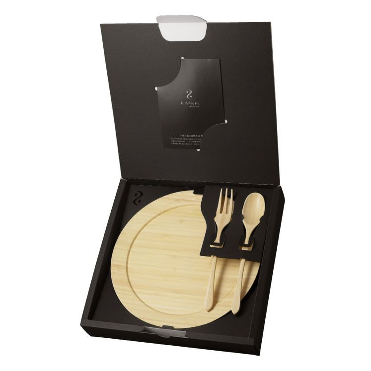 ディナープレートL + カトラリー＜ホワイト＞