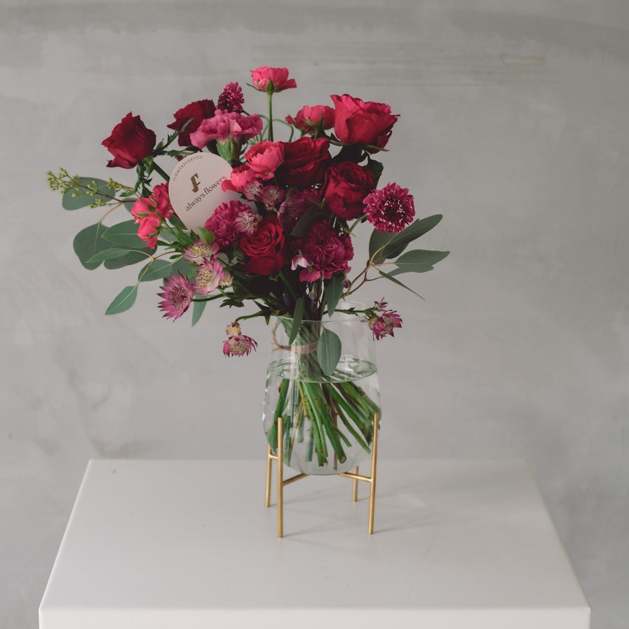 Message Bouquet／メッセージブーケ　生花・花束／レッド