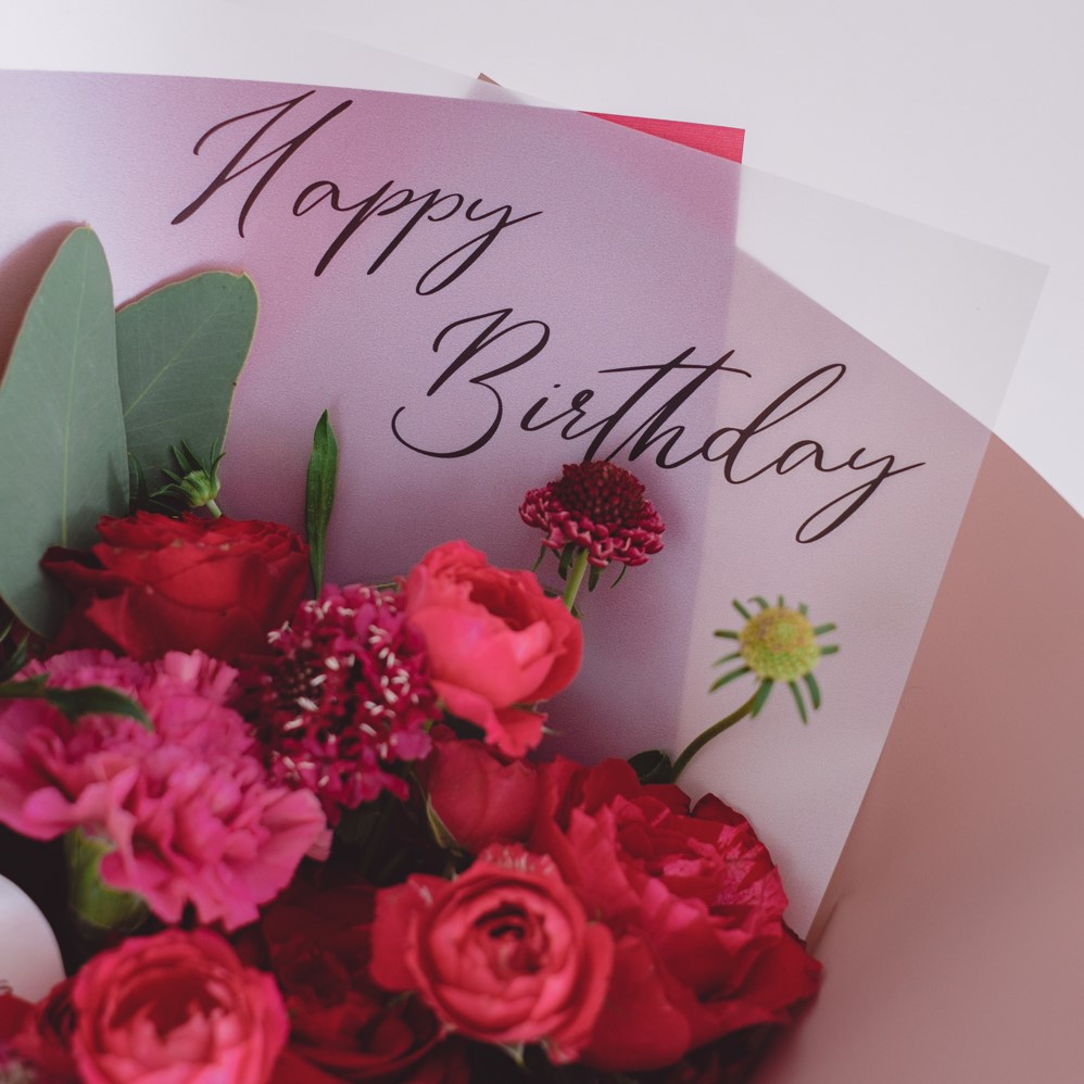 Message Bouquet／メッセージブーケ　生花・花束／レッド