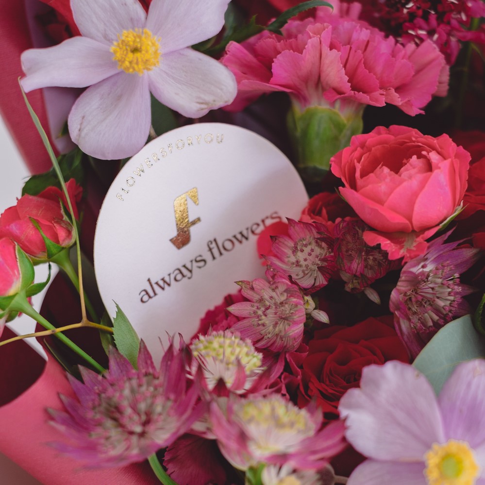 Message Bouquet／メッセージブーケ　生花・花束／レッド