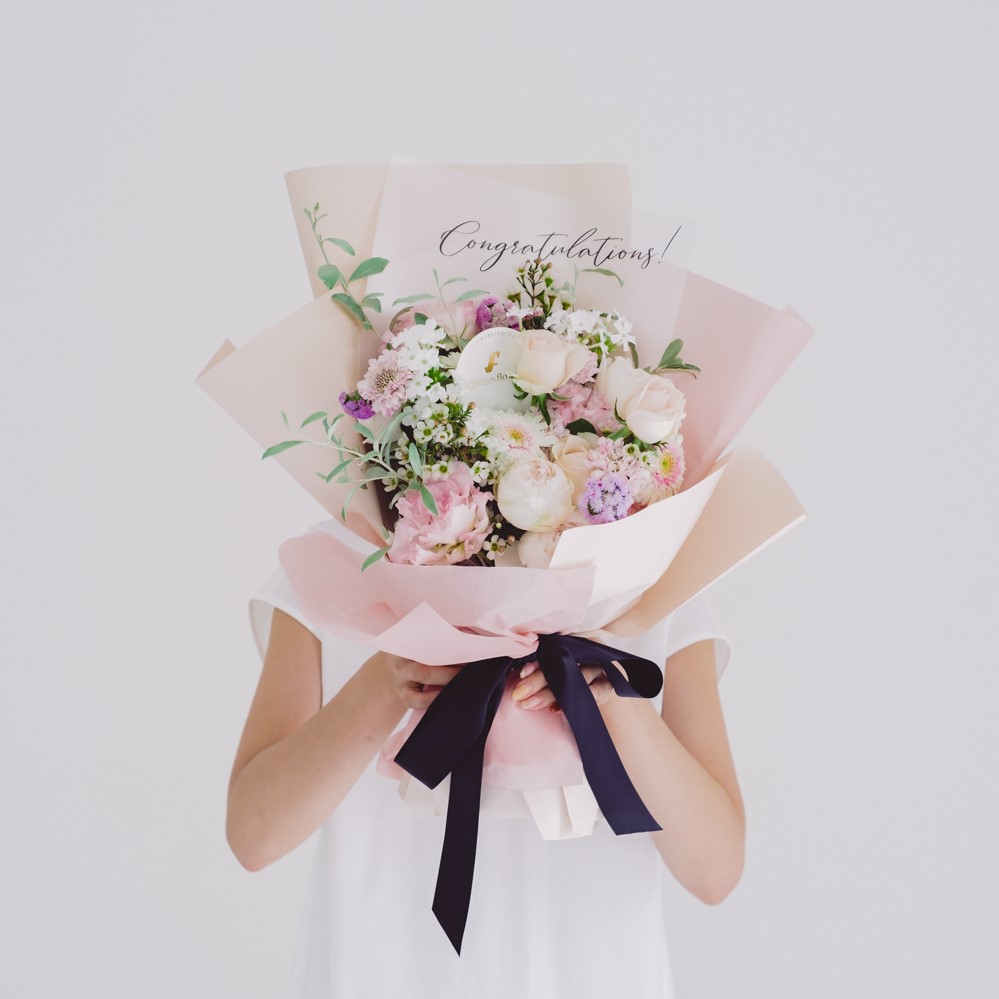 Message Bouquet／メッセージブーケ　生花・花束／ピンク