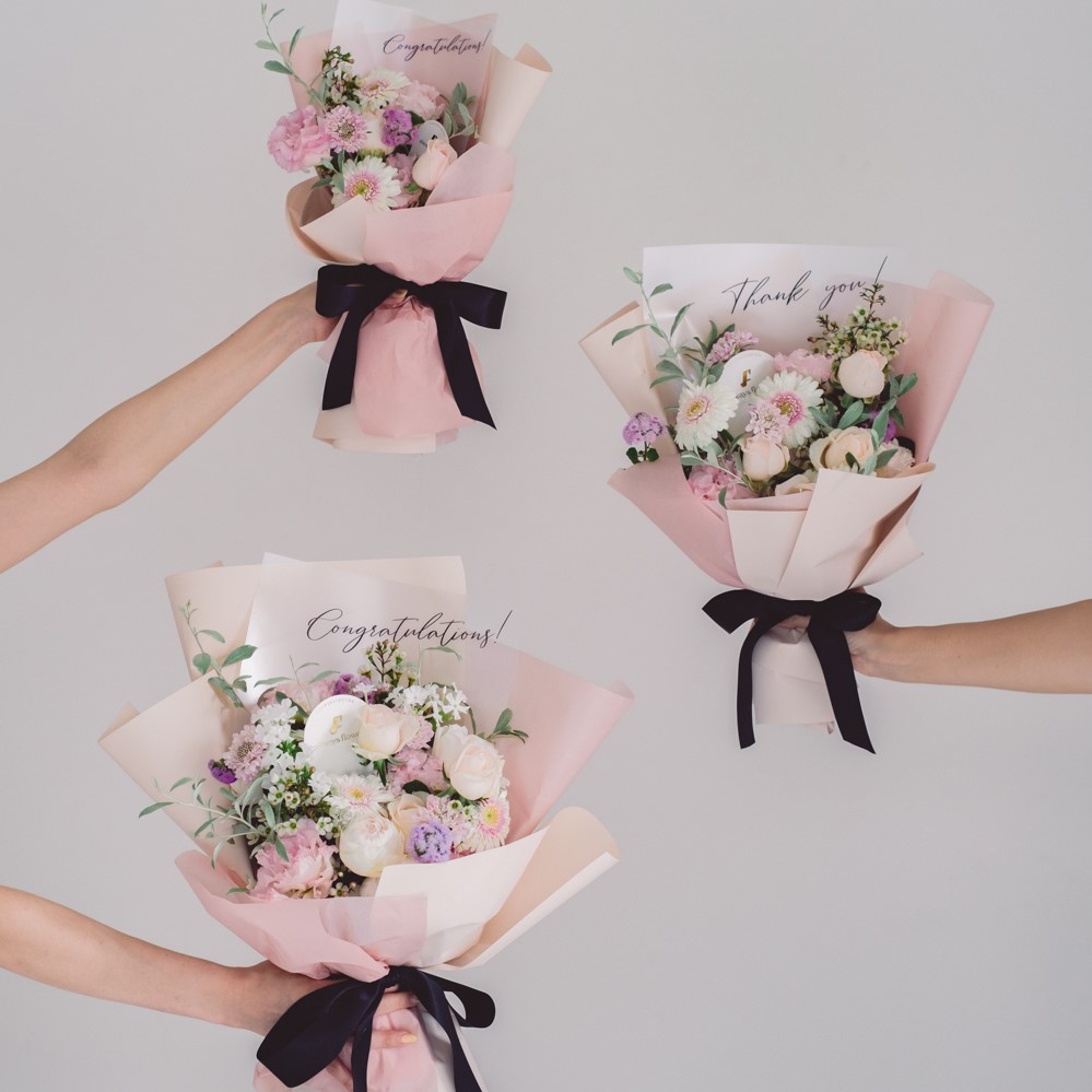 Message Bouquet／メッセージブーケ　生花・花束／ピンク