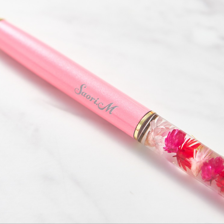 【名入れ/ギフトBOX/タンプ限定】フランス産ドラジェ＆ハーバリウムボールペンセット