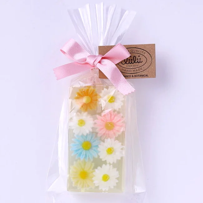 【猫好きに贈る】フラワーソープ&ネコみみヘアバンドセット