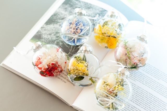 【還暦祝いにおすすめ】宝石石鹸 & ドライフラワーオーナメントセット