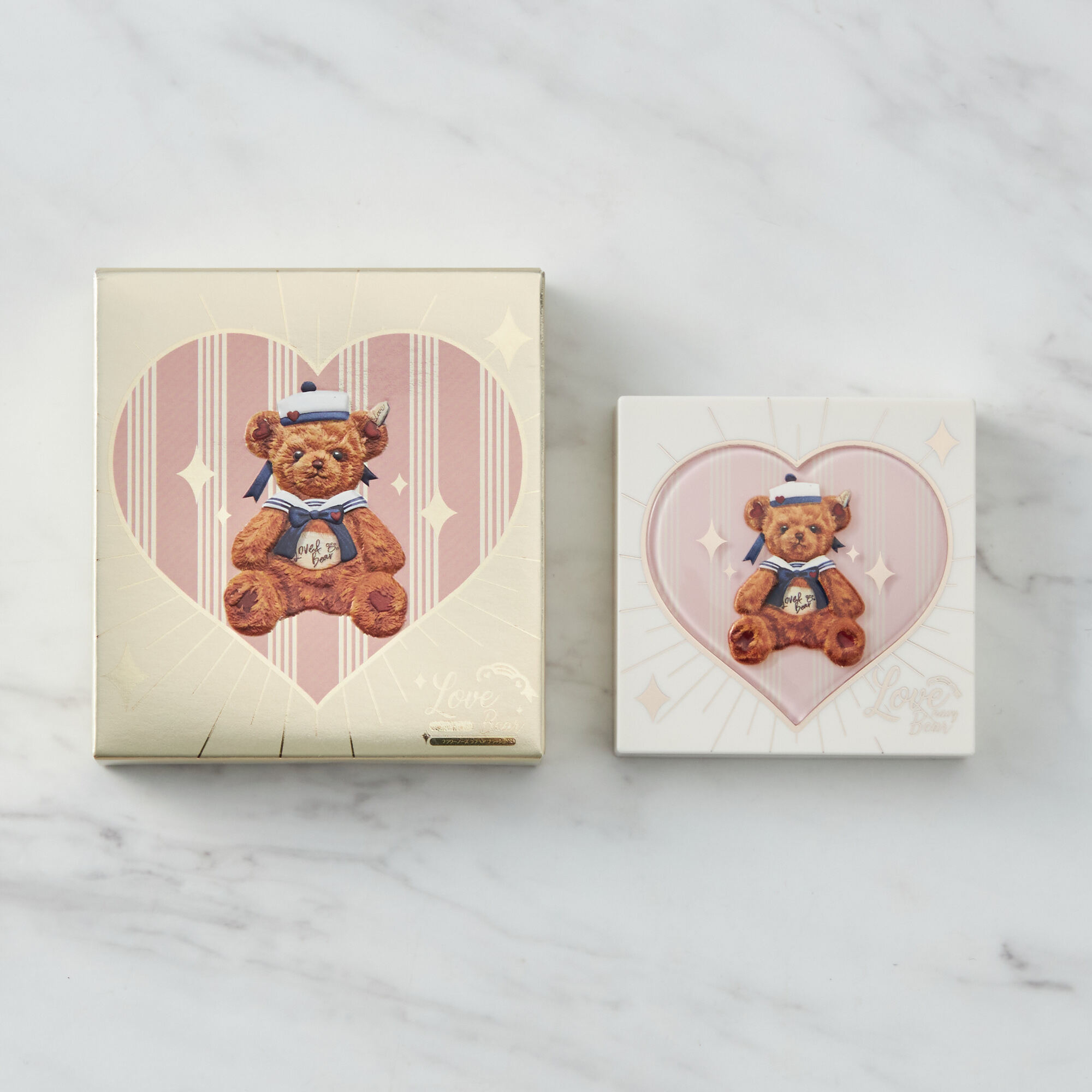 【BOX入】ベアチークと大人気ストロベリーリップ