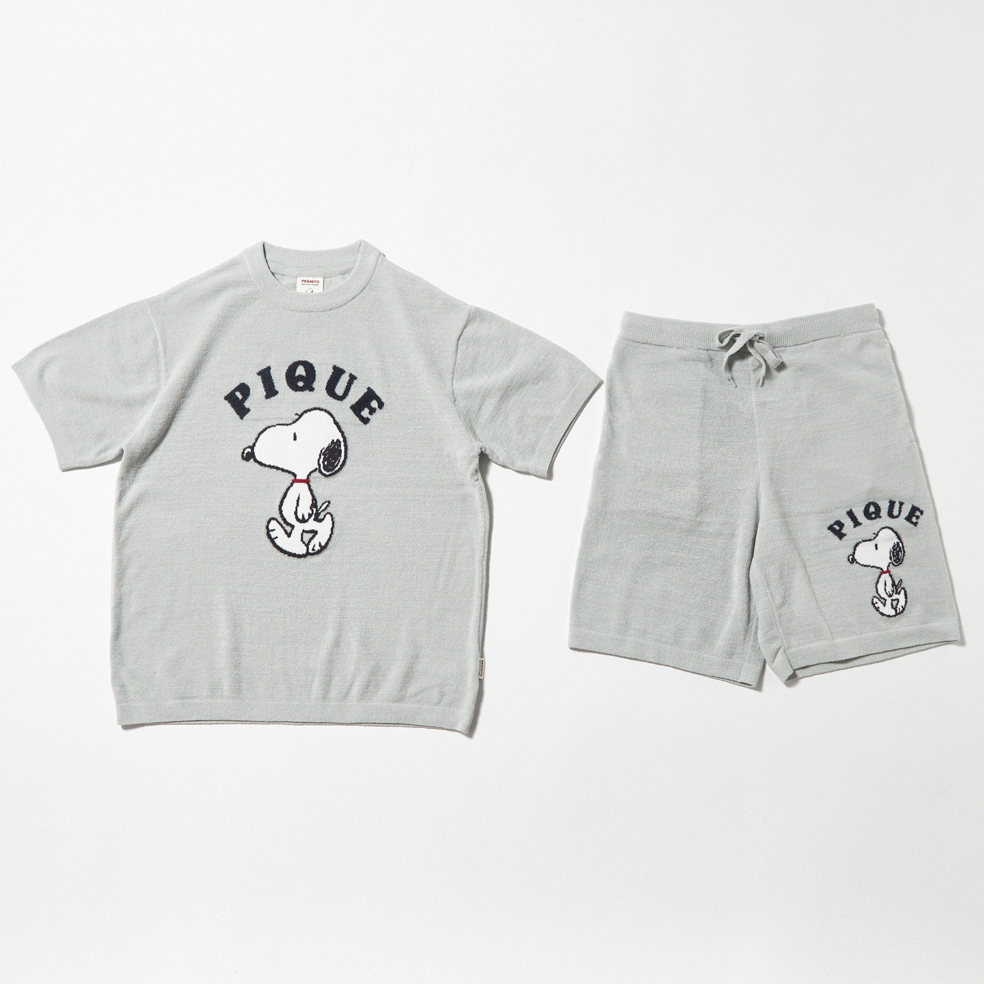 【PEANUTS】HOMME JQD　プルオーバー＆ハーフパンツセット