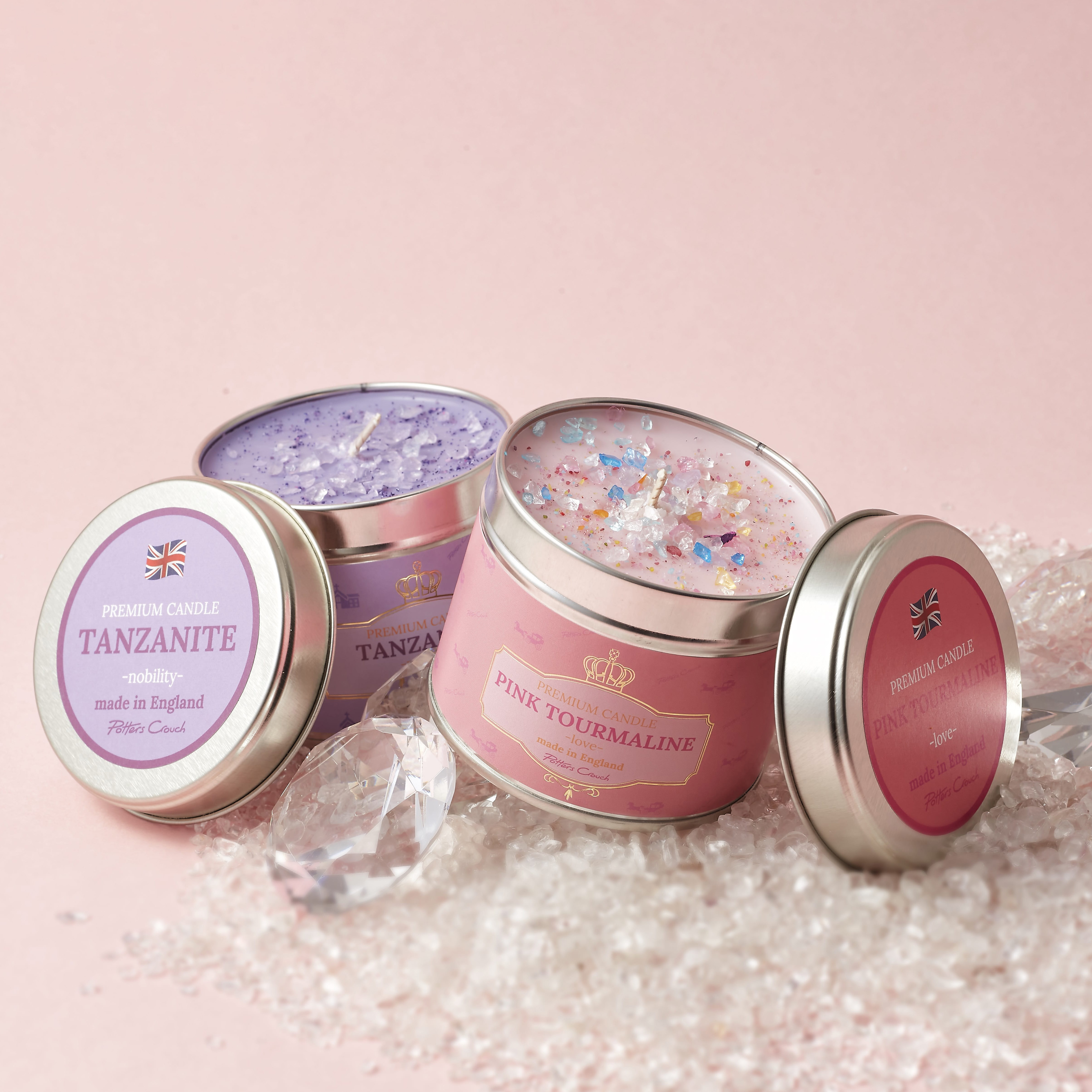 【可愛い彼女へ1年目のおすすめ誕プレ】鮮やか誕生石キャンドル&ジュエリーセット