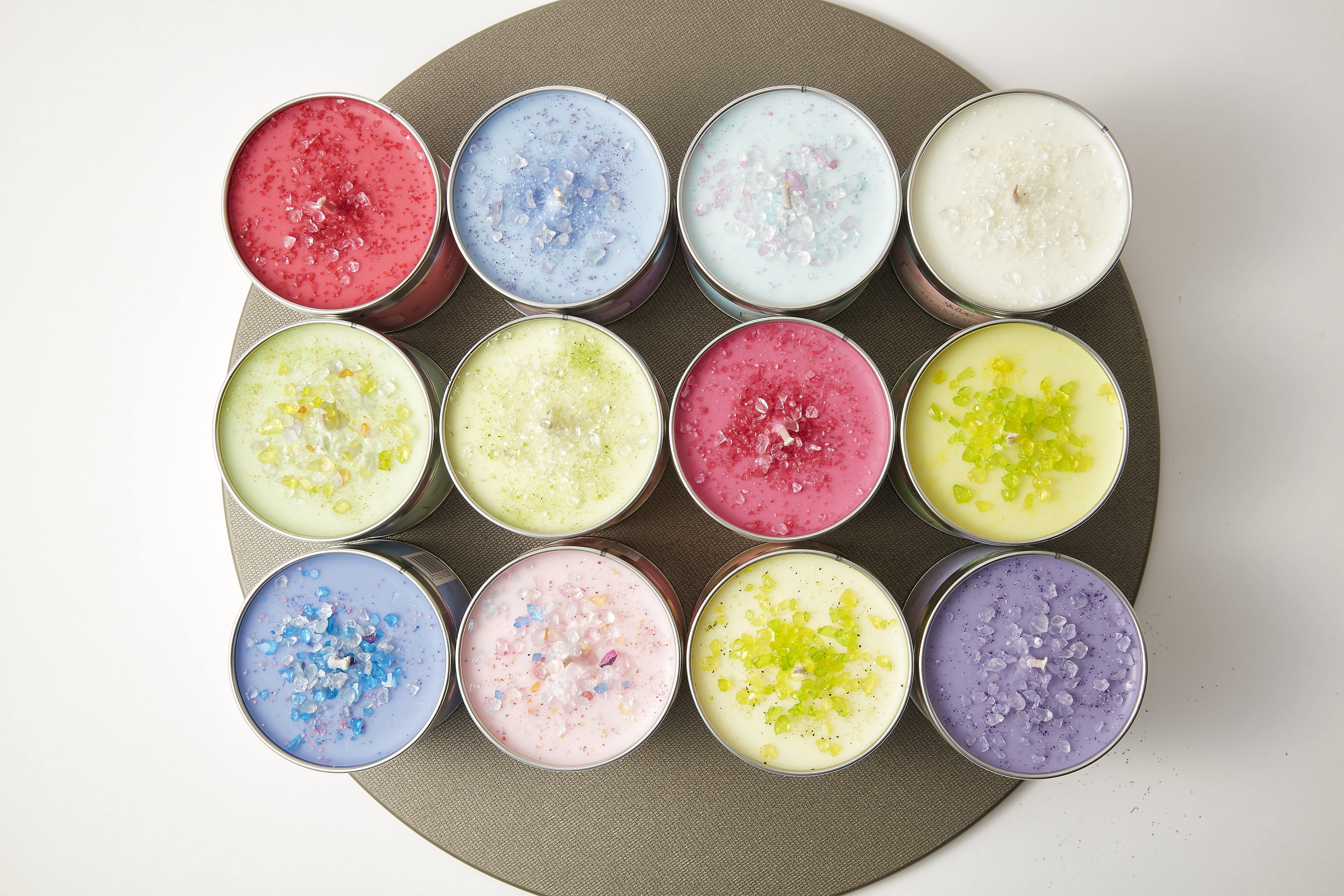 【可愛い彼女へ1年目のおすすめ誕プレ】鮮やか誕生石キャンドル&ジュエリーセット