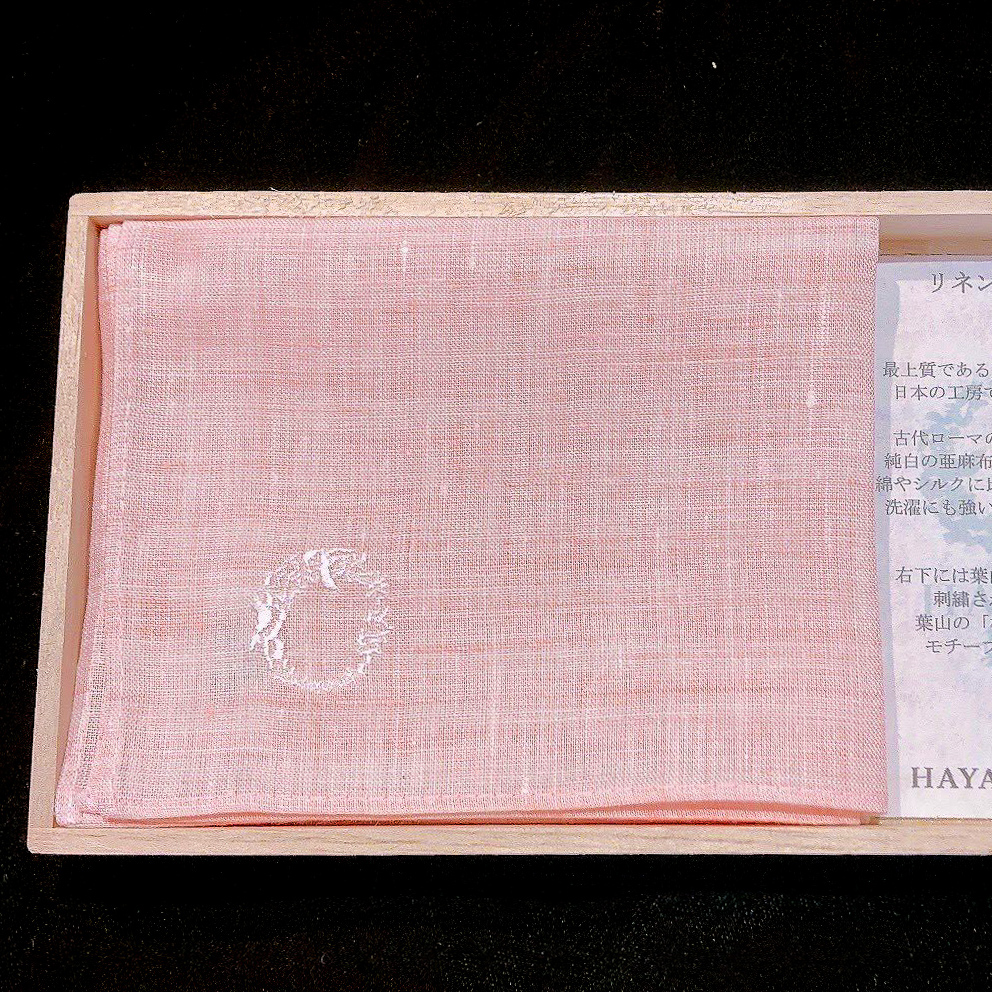 リネンハンカチ