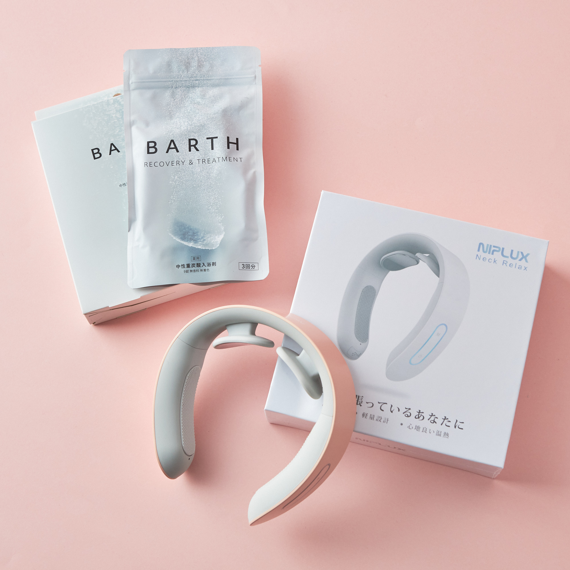 【頑張り屋さんの彼女へ3年目のおすすめ誕プレ】おうち癒し時間のネックケア&BARTHセット