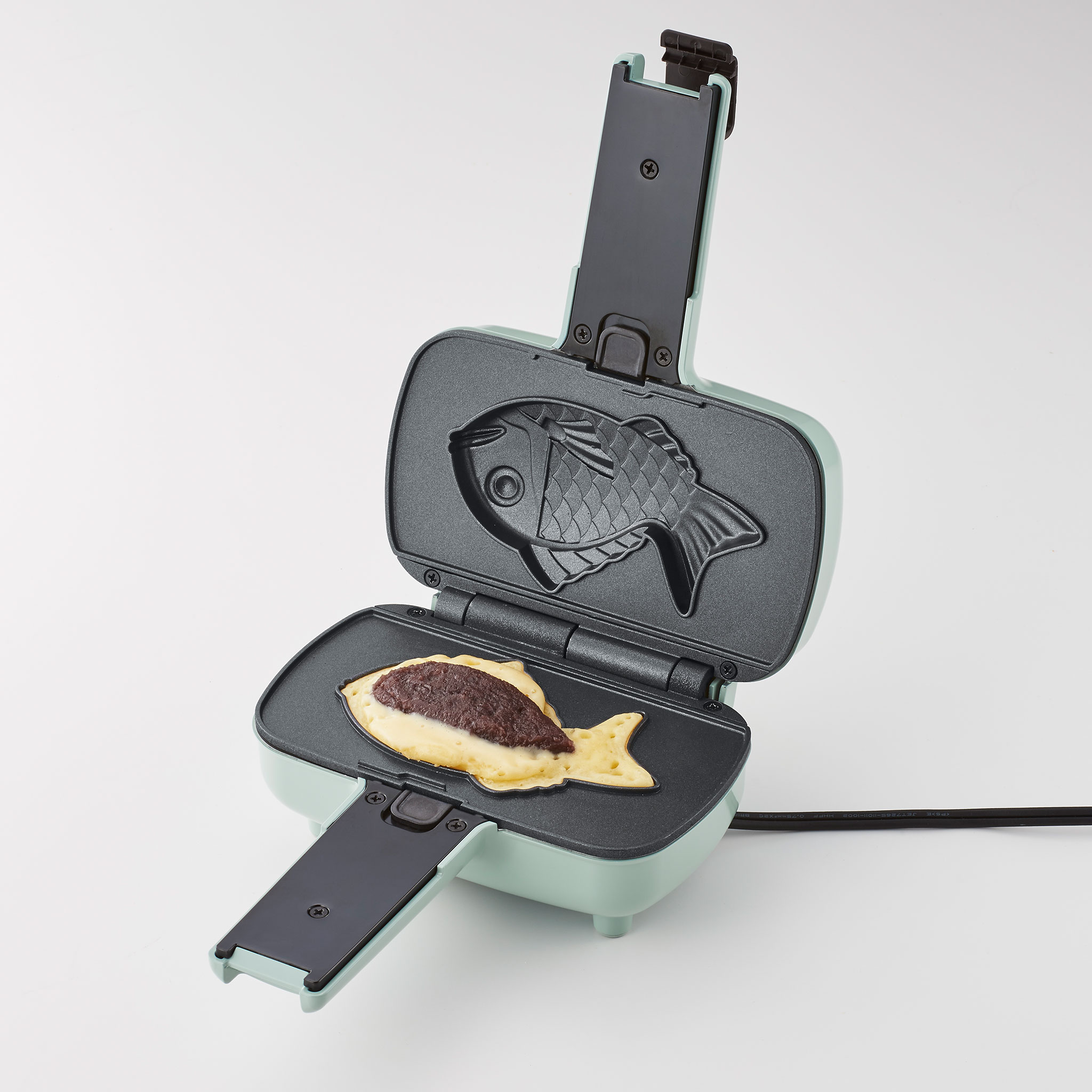 【交換プレート付きセット】ハーフホットサンドメーカー&たい焼きプレート