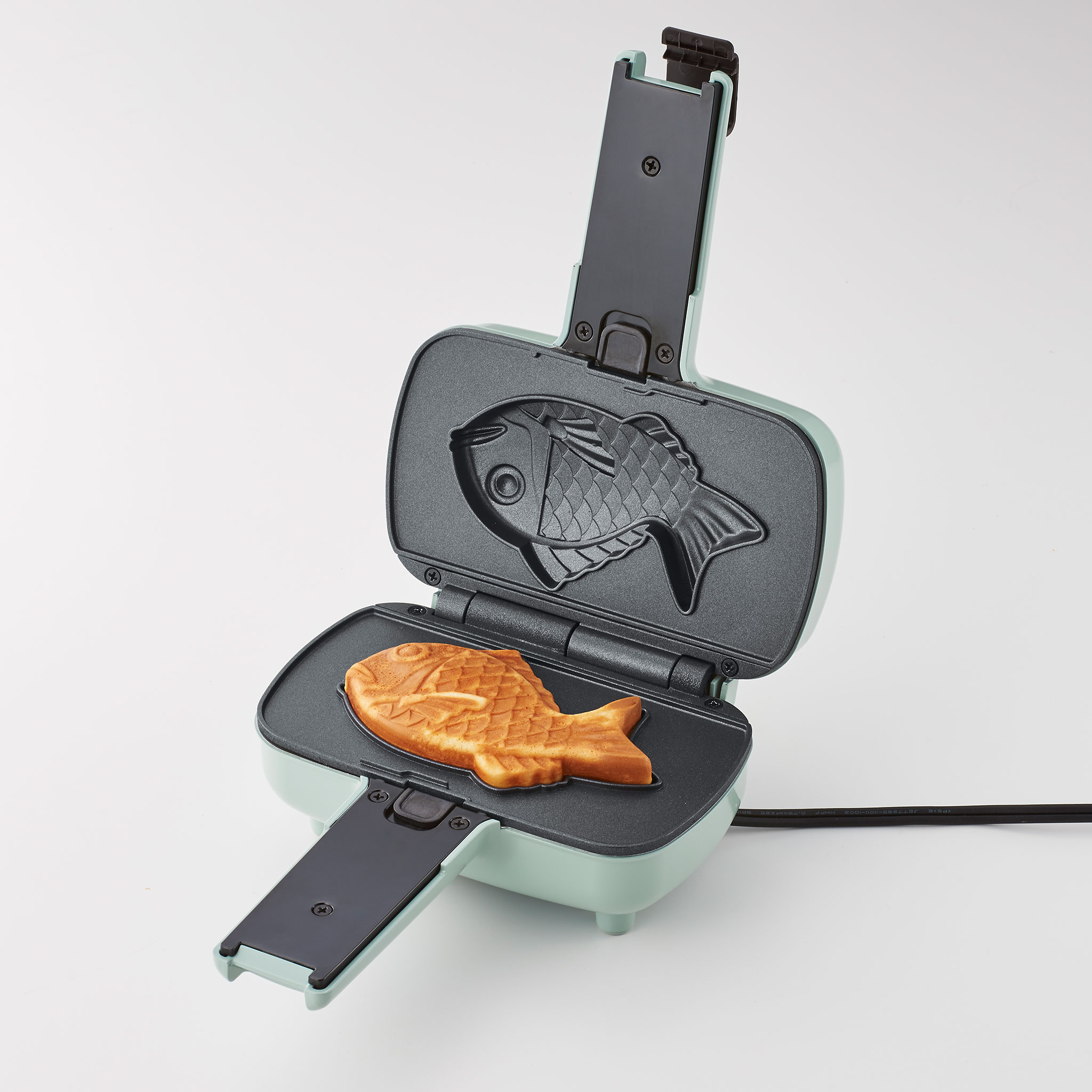 【交換プレート付きセット】ハーフホットサンドメーカー&たい焼きプレート
