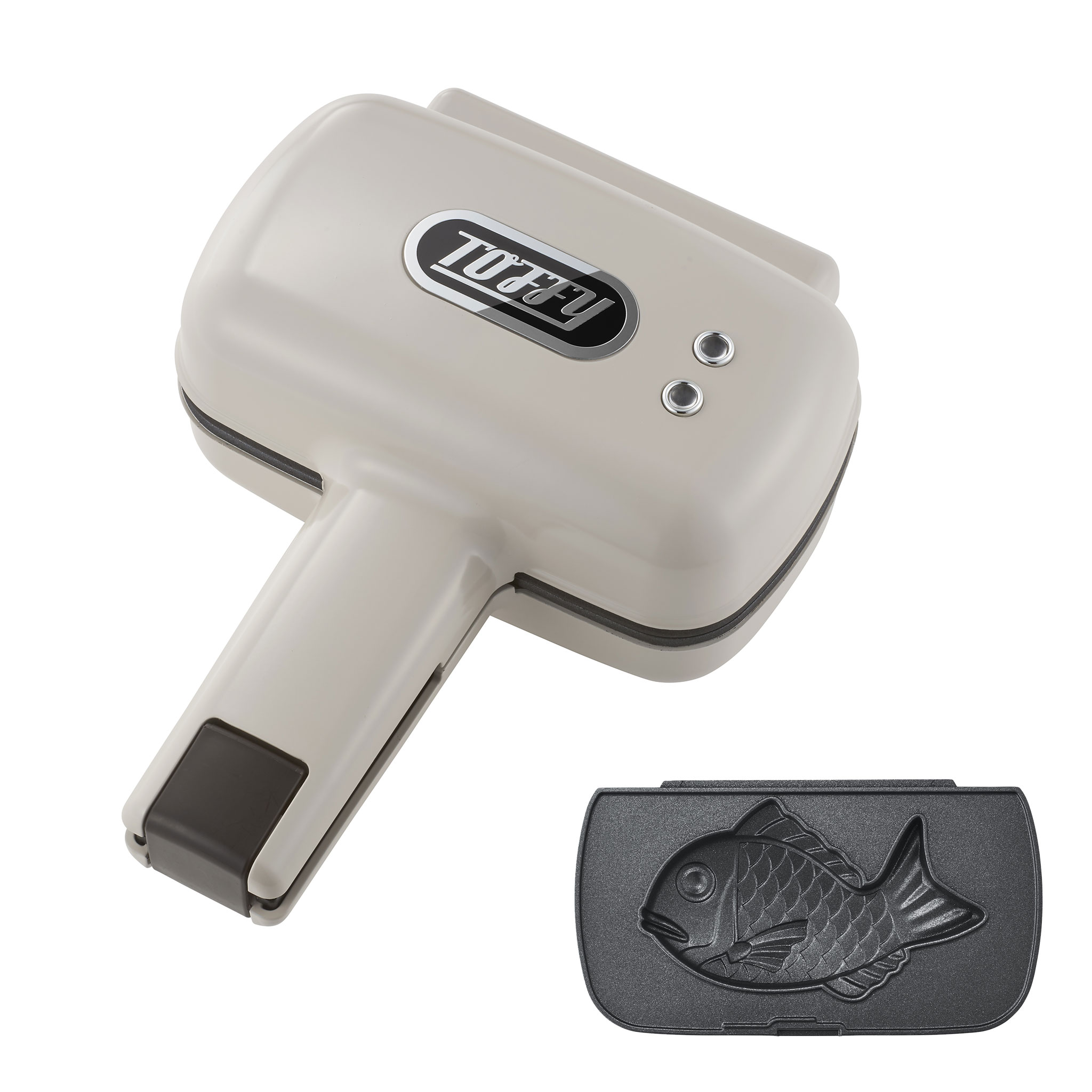 【交換プレート付きセット】ハーフホットサンドメーカー&たい焼きプレート