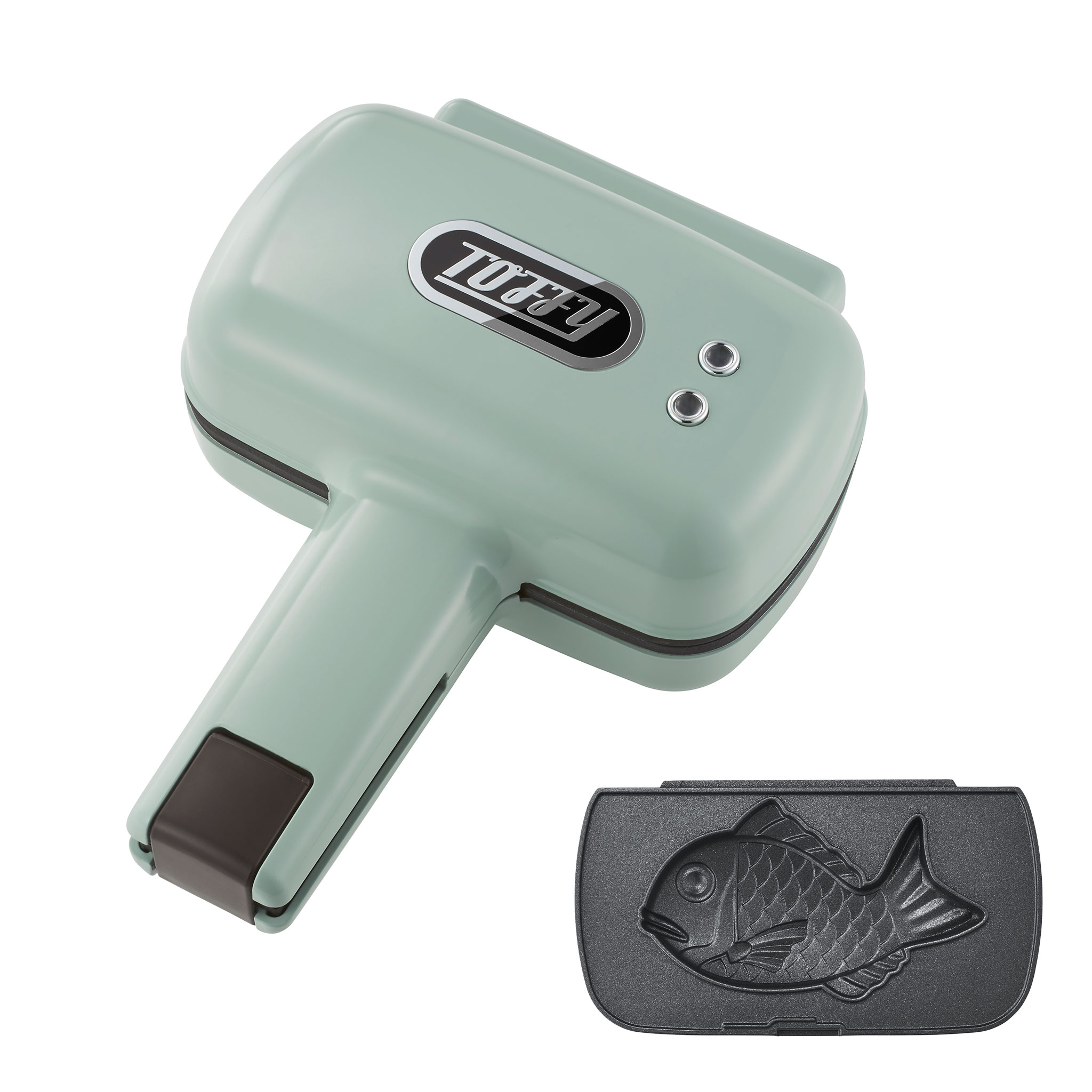 【交換プレート付きセット】ハーフホットサンドメーカー&たい焼きプレート