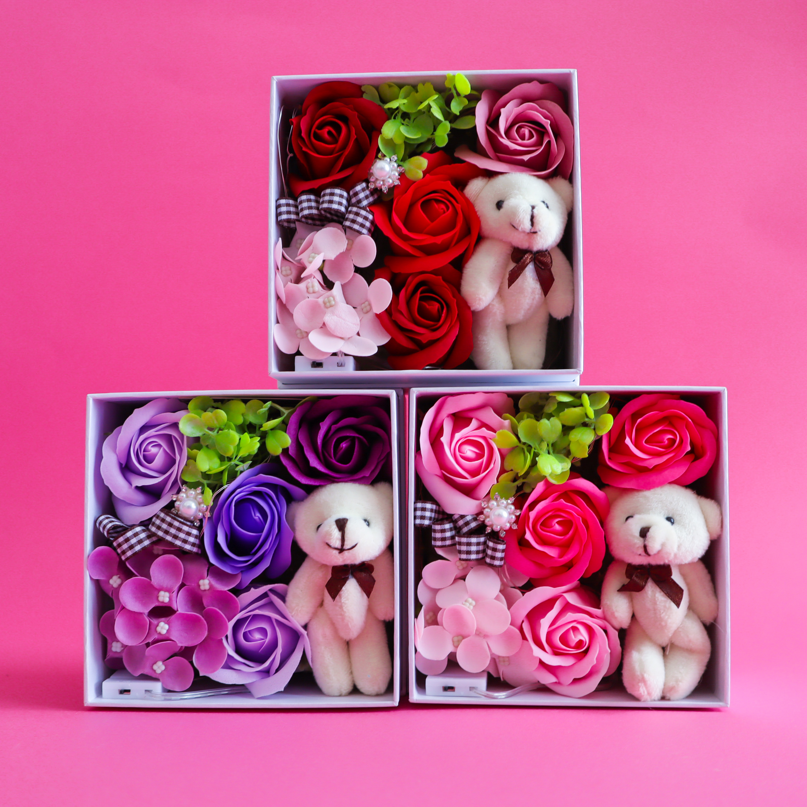 LEDアンジュベア（観賞用ソープフラワー）【全5色】