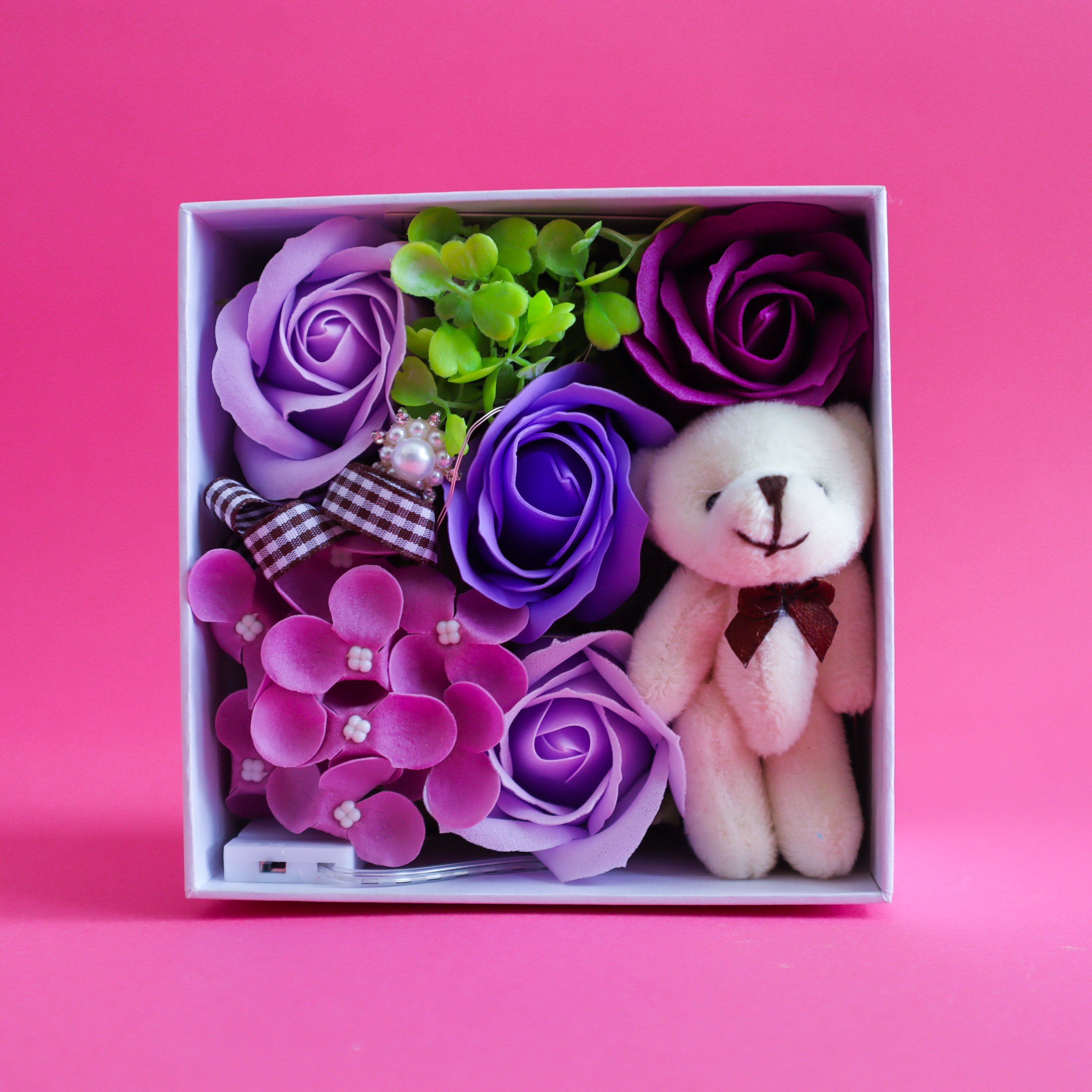 LEDアンジュベア（観賞用ソープフラワー）【全5色】