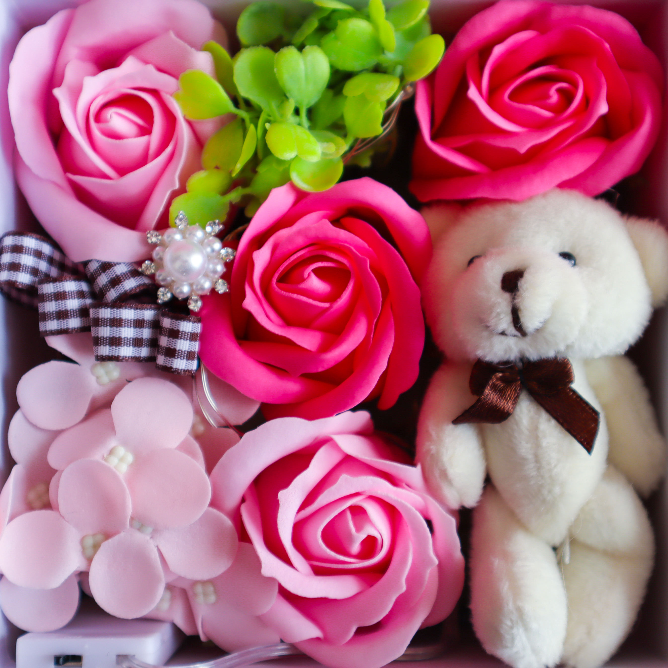 LEDアンジュベア（観賞用ソープフラワー）【全5色】