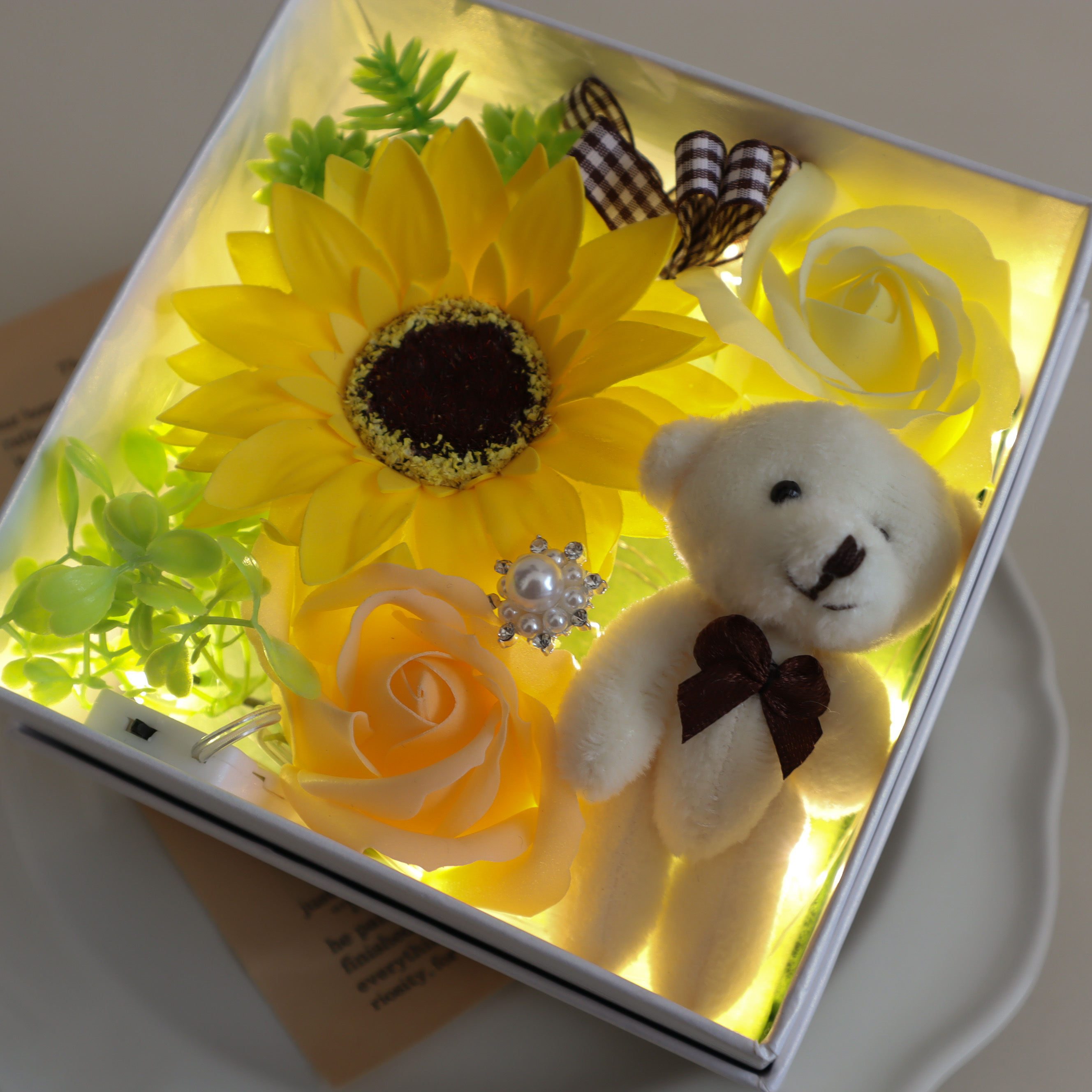 LEDアンジュベア（観賞用ソープフラワー）【全5色】