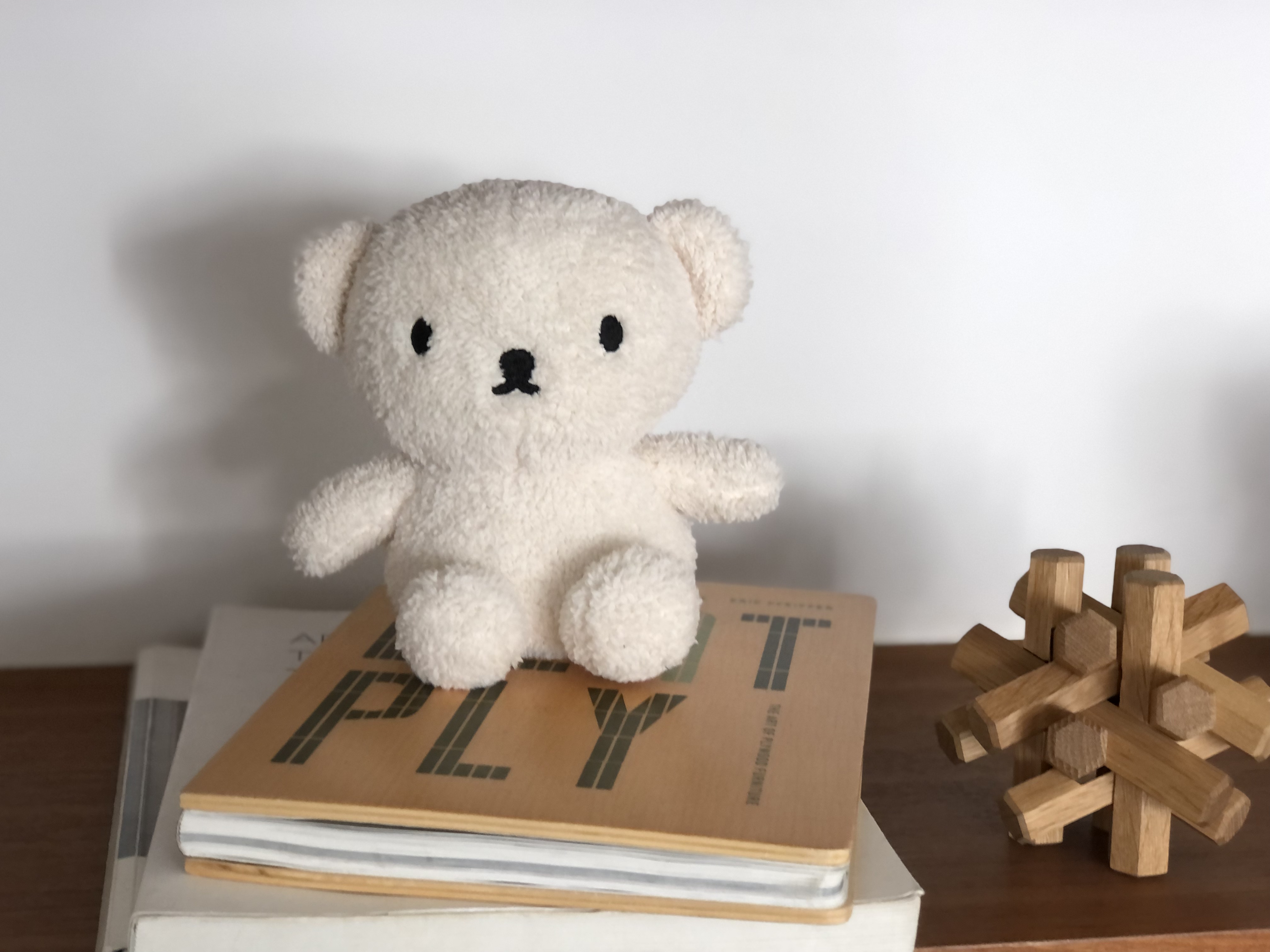 Boris Bear Terry 17cm Cream
