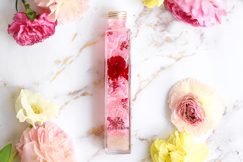 【スイートフラワーセット】フラワリウムと華やぐスイーツセット