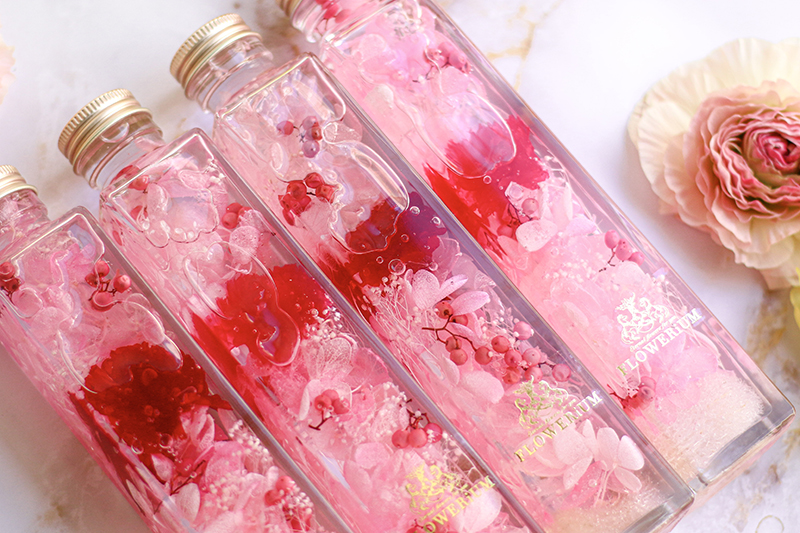 【スイートフラワーセット】フラワリウムと華やぐスイーツセット