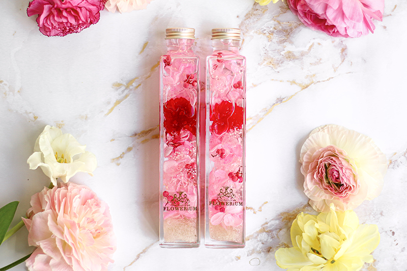 【スイートフラワーセット】フラワリウムと華やぐスイーツセット