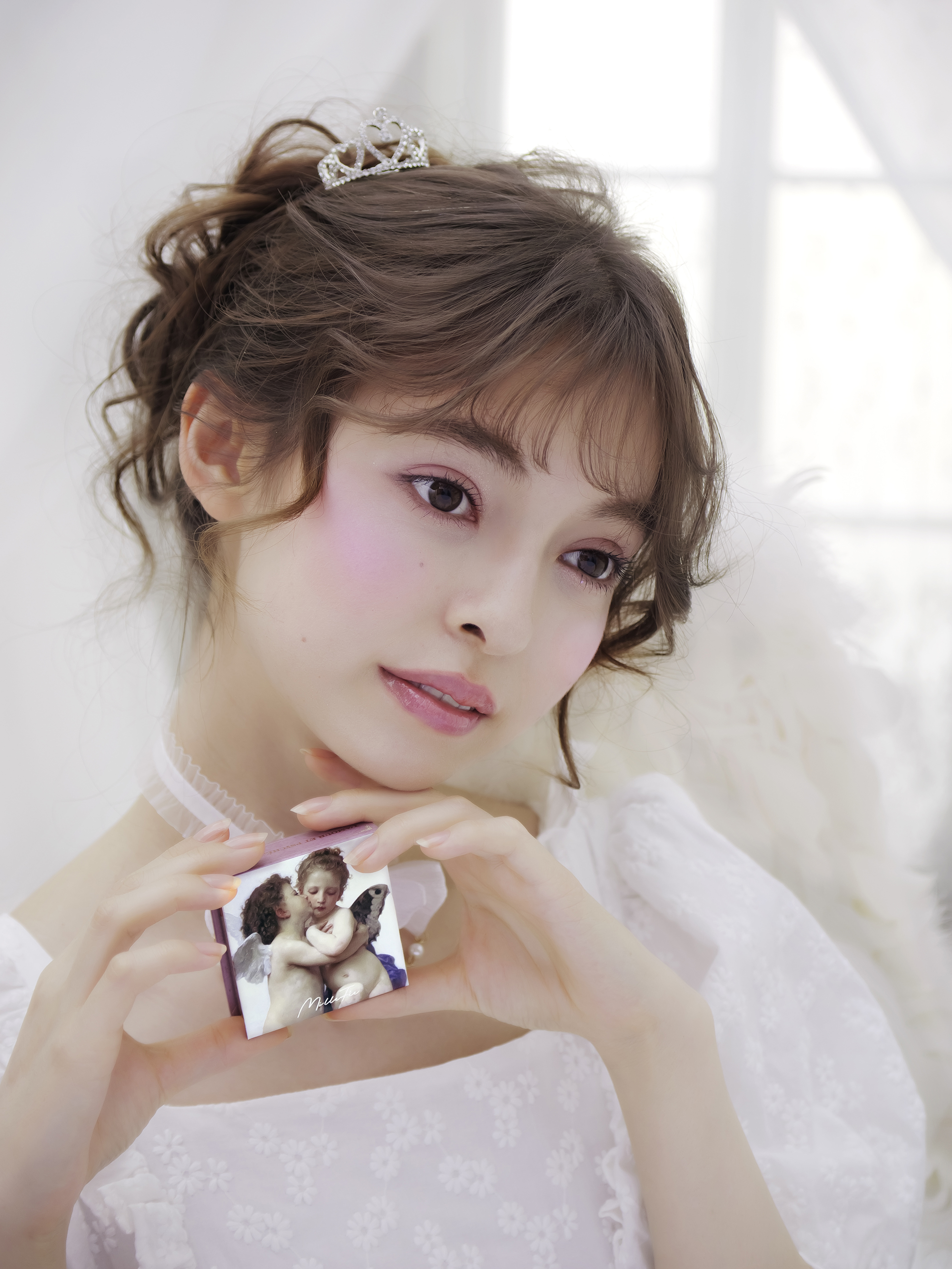 天使の絵画チーク