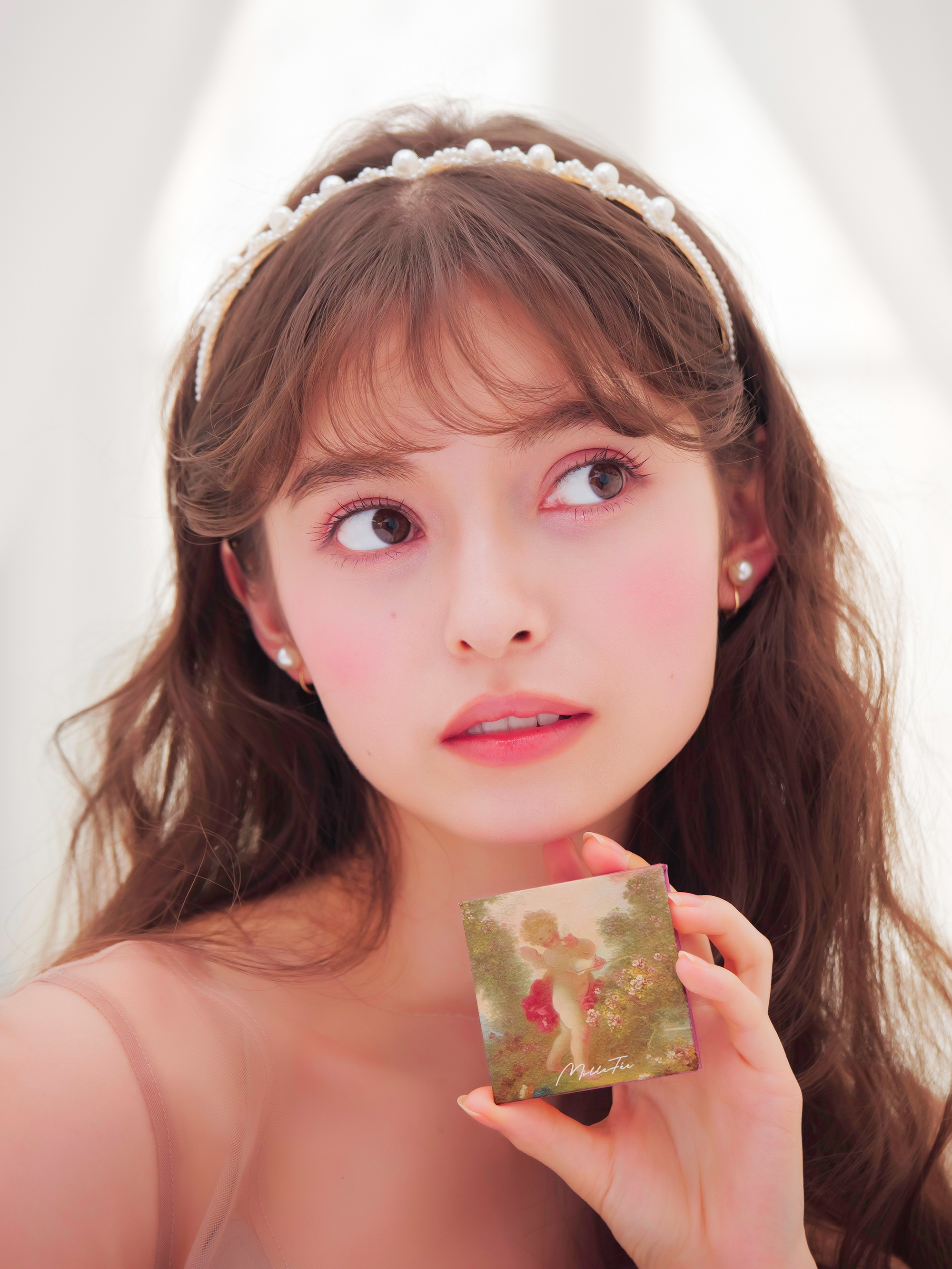 天使の絵画チーク