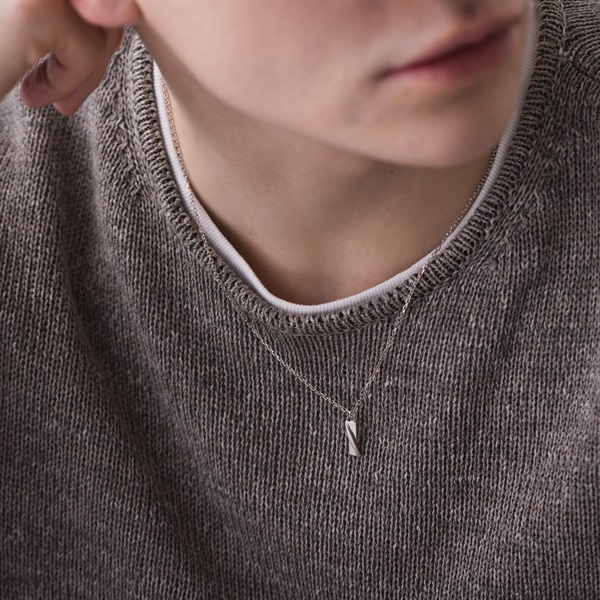 【ペアデザインセット】ラインネックレスセット