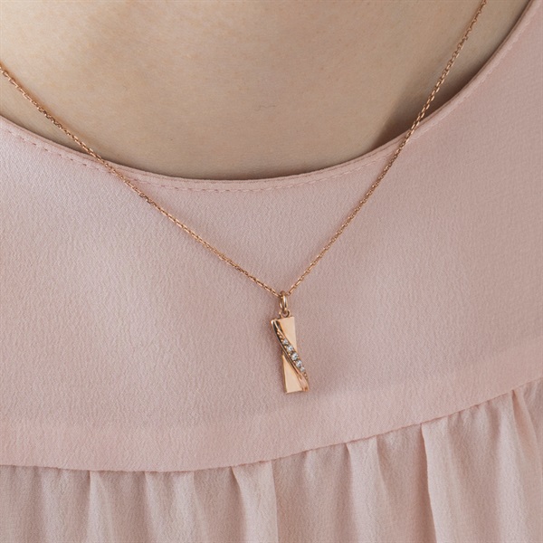 【ペアデザインセット】ラインネックレスセット