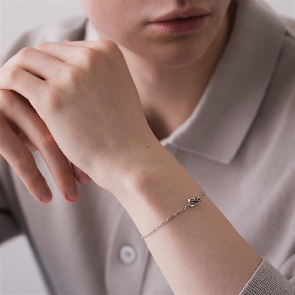 【ペアデザインセット】サークルリングブレスレットセット